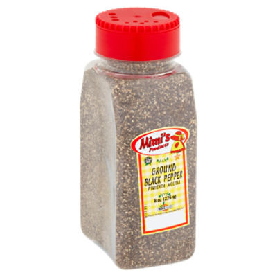 Nac Foods Mimi's Products Ground Black Pepper, 8 oz