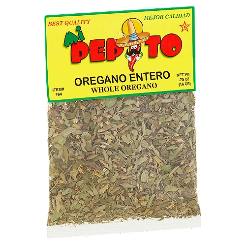 Mi Pepito Whole Oregano, .75 oz