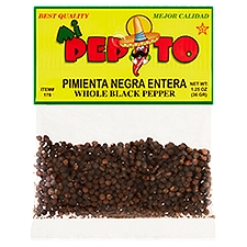 Mi Pepito Whole Black Pepper, 1.25 oz