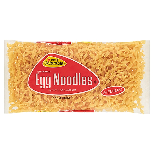 Columbia Medium Enriched Egg Noodles, 12 oz