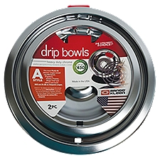 Range Kleen Style A 2-Pack Heavy Duty Chrome Drip Bowls