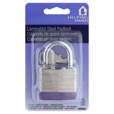 Helping Hand Laminated Steel Padlock, 1 count