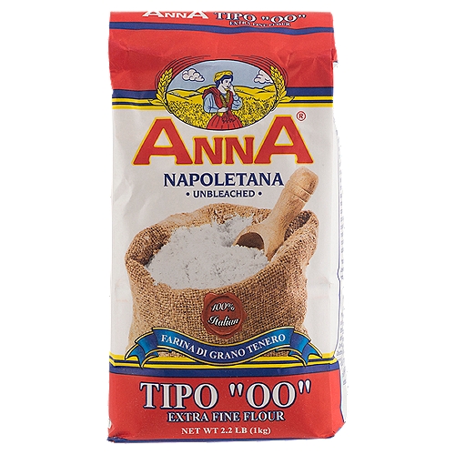 Anna Napoletano Unbleached Tipo ''00'' Extra Fine Flour, 2.2 lb