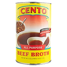 Cento All Purpose Beef Broth, 46 fl oz, 46 Fluid ounce