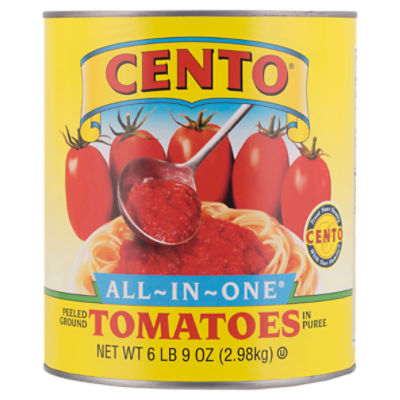 Cento All-in-One Peeled Ground Tomatoes in Puree, 6 lb 9 oz