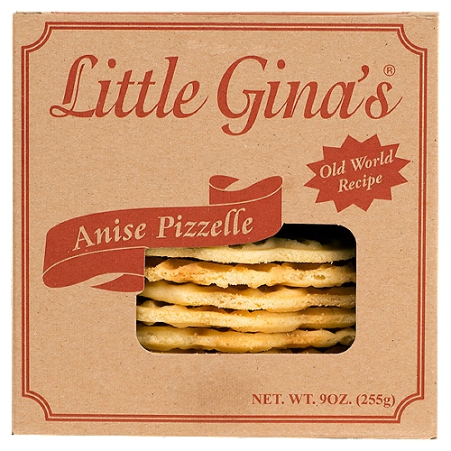 Little Gina's Anise Pizzelle, 9 oz
