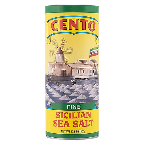 Cento Fine Sicilian Sea Salt, 17.6 oz