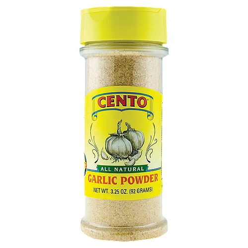 Cento All Natural Garlic Powder, 3.25 oz