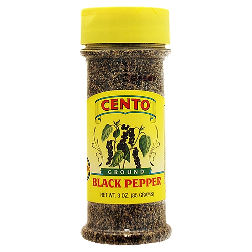 Cento Ground Black Pepper, 3 oz