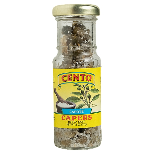 Cento Capote Capers in Sea Salt, 2 oz
