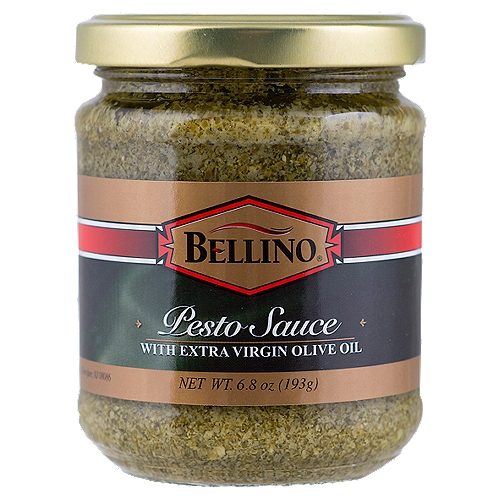 Bellino Pesto Sauce with Extra Virgin Olive Oil, 6.8 oz