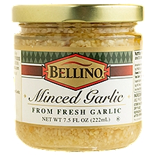 Bellino Minced Garlic, 7.5 fl oz, 7.5 Ounce
