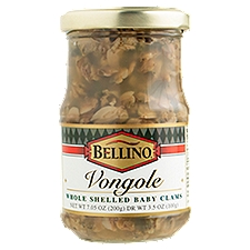 Bellino Vongole Whole Shelled Baby Clams, 7.05 oz, 3.5 Ounce