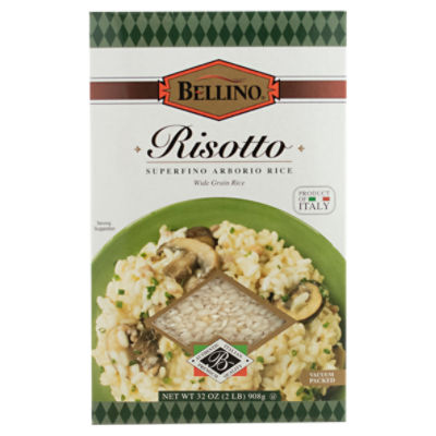 Bellino Superfino Arborio Wide Grain Rice Risotto, 32 oz, 32 Ounce