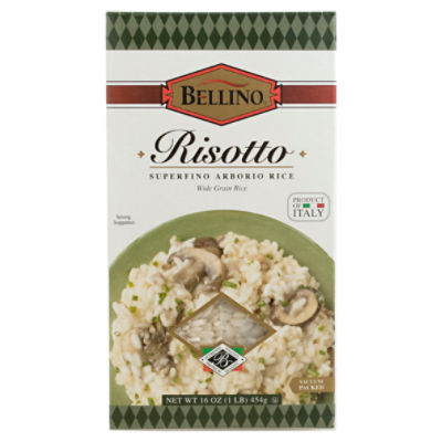Bellino Superfino Arborio Wide Grain Risotto Rice, 16 oz, 16 Ounce