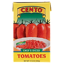 Cento Chef's Diced Tomatoes, 17.6 oz, 17.6 Ounce