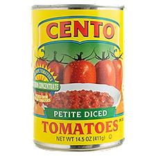 Cento Petite Diced in Juice, Tomatoes, 15 Ounce