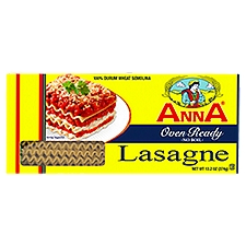 Anna No Boil Oven Ready Lasagne Pasta, 13.2 oz, 13.2 Ounce