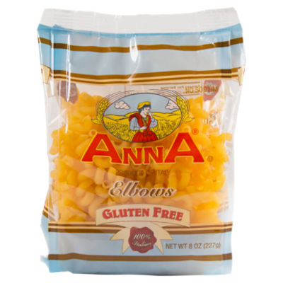 Anna Gluten Free Elbows Pasta, 8 oz