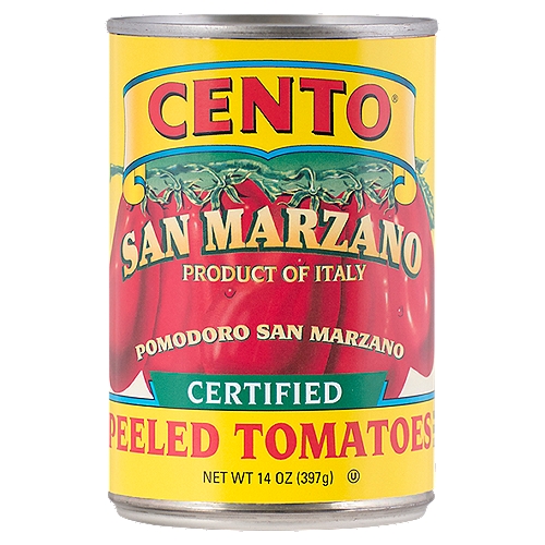 Cento San Marzano Certified Whole Peeled Tomatoes, 14 oz