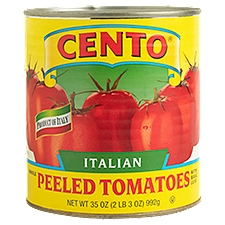 Cento  Italian Whole Peeled with Basil Leaf, Tomatoes, 35 Ounce