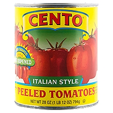 Cento Italian Style Whole Peeled Tomatoes with Basil Leaf, 28 oz