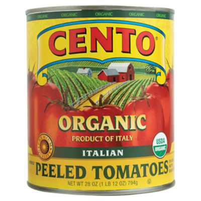 Cento Organic Italian Whole Peeled Tomatoes, 28 oz