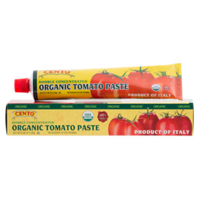 Cento Double Concentrated Organic Tomato Paste, 4.56 oz