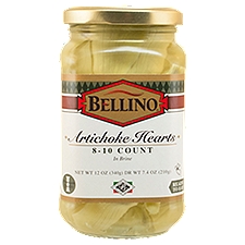 Bellino Artichoke Hearts in Brine, 8-10 count, 12 oz