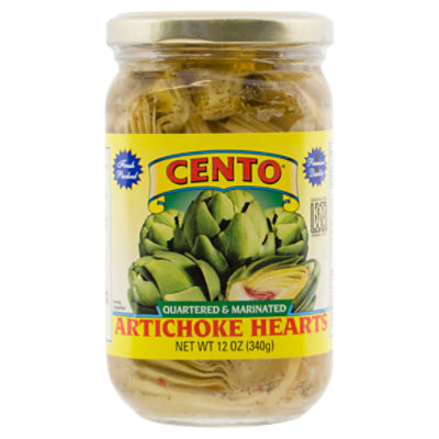 Cento Quartered & Marinated Artichoke Hearts, 12 oz Gourmet
