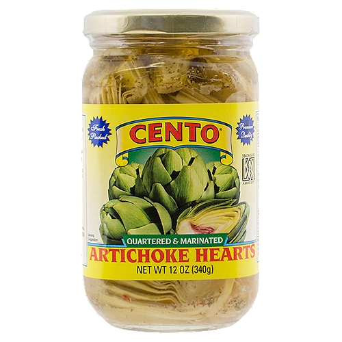 Cento artichokes are freshly packed from the field to preserve their natural, earthy flavor.