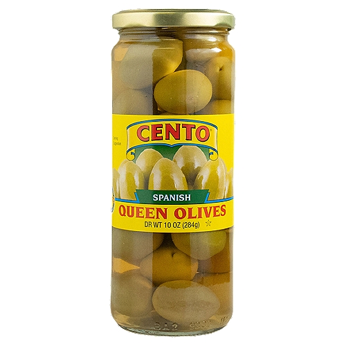 Cento Spanish Queen Olives, 10 oz