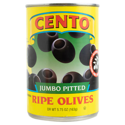 Cento Jumbo Pitted California, Ripe Olives