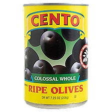 Cento Colossal Whole California Ripe Olives, 7.25 oz