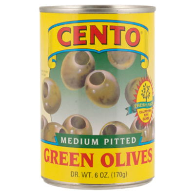 Cento Medium Pitted Green Olives, 6 oz ShopRite