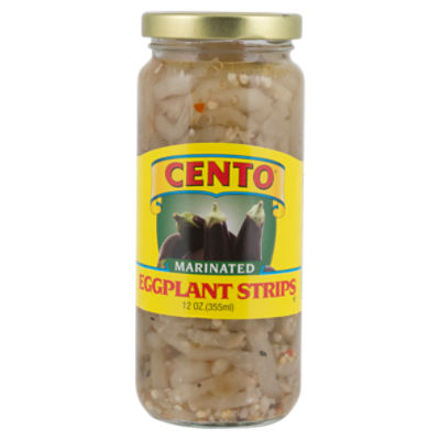 Cento Marinated Eggplant Strips, 12 oz, 12 Fluid ounce