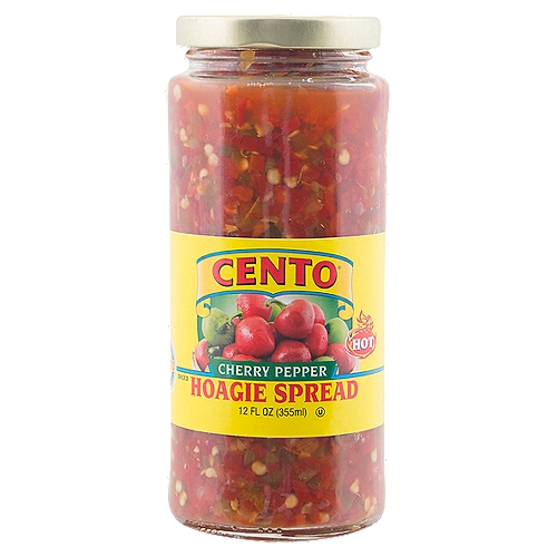 CENTO Hot Diced Cherry Pepper, Hoagie Spread
