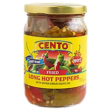 Cento Fried Long Hot Peppers with Extra Virgin Olive Oil, 12 oz, 12 Ounce