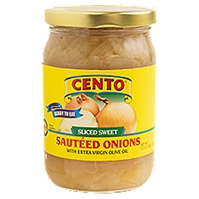 Cento Sliced Sweet Sautéed Onions with Extra Virgin Olive Oil, 12 oz
