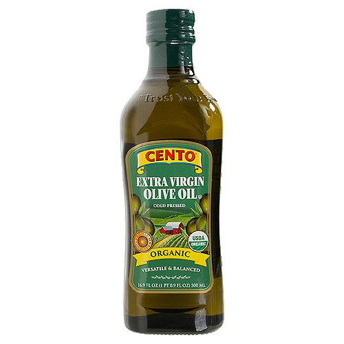 CENTO Organic Extra Virgin Olive Oil, 16.9 fl oz