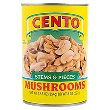 CENTO Stems & Pieces, Mushrooms, 8 Ounce