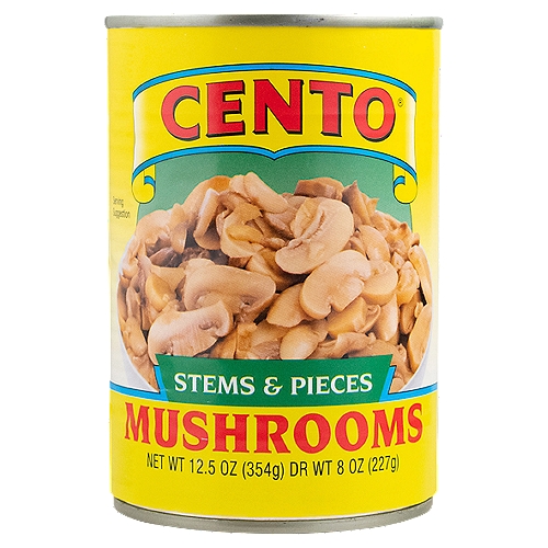 CENTO Stems & Pieces Mushrooms, 12.5 oz
Cento mushrooms are the perfect complement to many of your favorite dishes.
