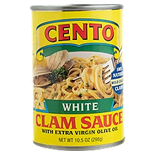 Cento White Clam Sauce with Extra Virgin Olive Oil, 10.5 oz, 10.05 Fluid ounce