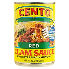 Cento Red Clam Sauce with Extra Virgin Olive Oil, 10.5 oz