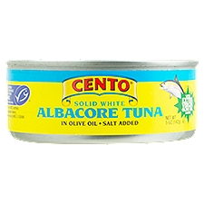 CENTO Solid White in Olive Oil, Albacore Tuna, 5 Ounce