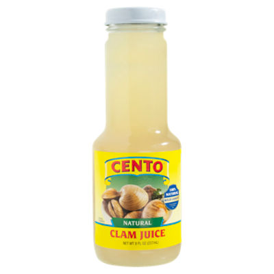 CENTO Natural Clam Juice, 8 fl oz