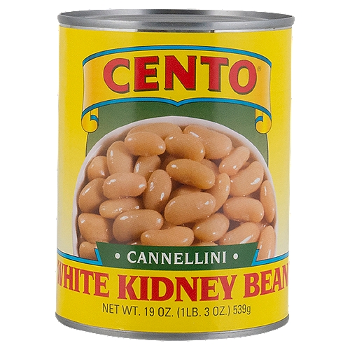 Cento Cannellini White Kidney Beans, 19 oz