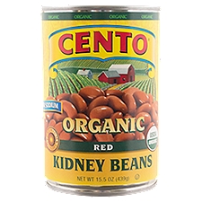 Cento Low Sodium Organic, Red Kidney Beans, 15.5 Ounce