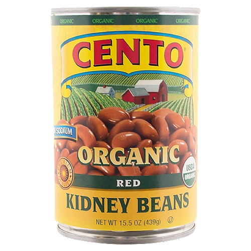 Cento Low Sodium Organic Red Kidney Beans, 15.5 oz