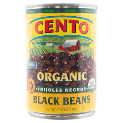 CENTO Organic Black Beans, 15.5 oz
